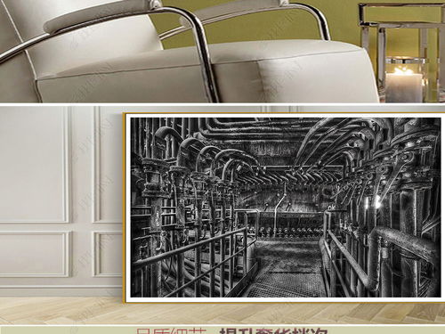 工業(yè)美學新演繹 歐美廢棄工廠復古裝飾畫與金屬材料的完美融合